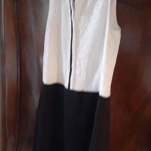 Dress black and white